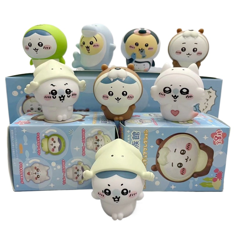 Marine Aquarium & Regional Centre - 8pcs/Box Figurin Akuarium Chiikawa Kawaii Blind