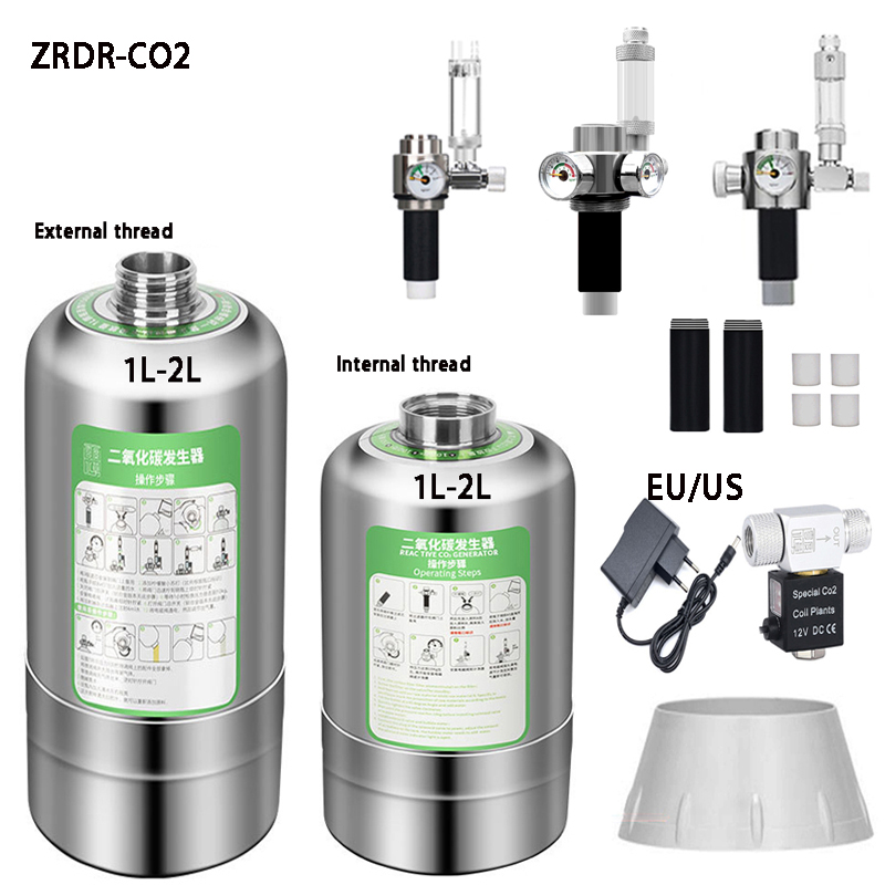 Marine Aquarium Ozone - ZRDR Generator CO2 tangki ikan baja