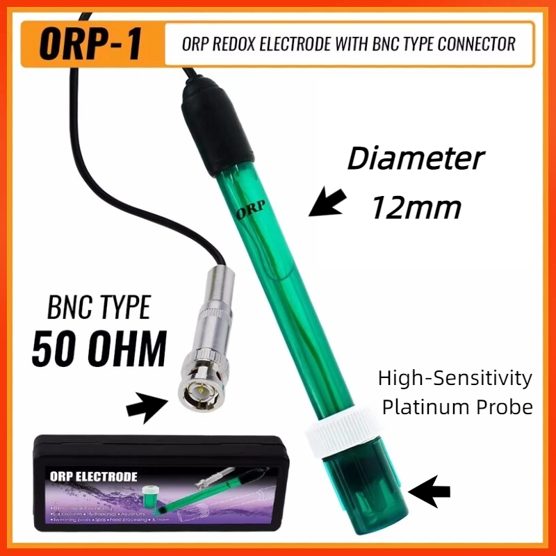 Marine Aquarium Par Meter - Probe Elektroda ORP Profesional dengan Kabel