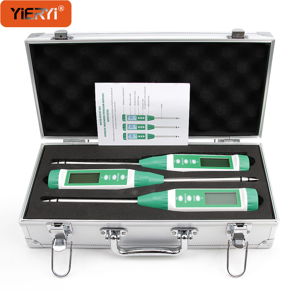 Marine Aquarium Par Meter - Yieryi Kit tes tanah NPK Meter,