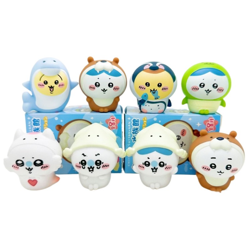 8pcs/Box Figurin Akuarium Chii - Marine Aquarium & Regional Centre ulasan dan harga