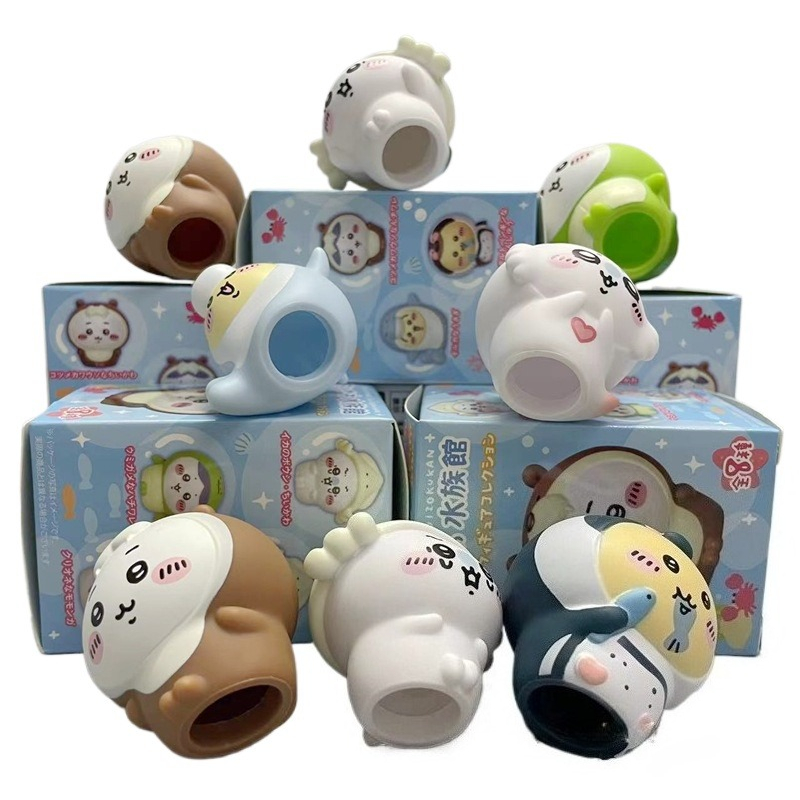 8pcs/Box Figurin Akuarium Chii - Marine Aquarium & Regional Centre ulasan dan harga