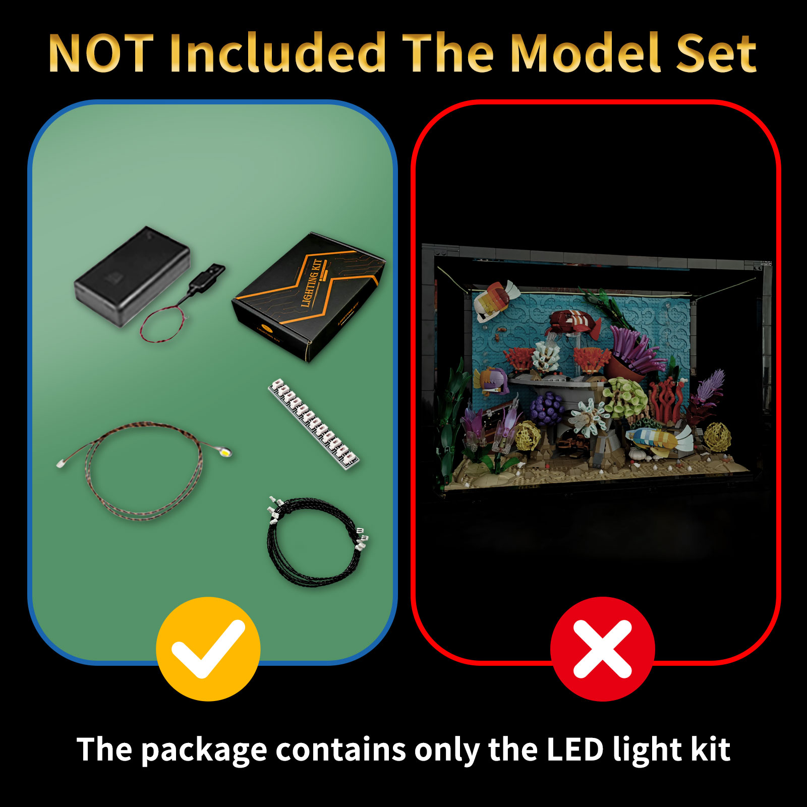 Kit Lampu LED LYBMTWF Kompatib - Aquarium Marine Lights ulasan dan harga