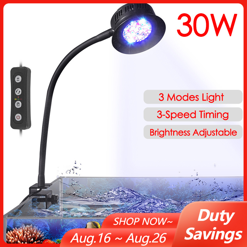 30W Tangki Ikan Akuarium Air L - Aquarium Marine Lights ulasan dan harga