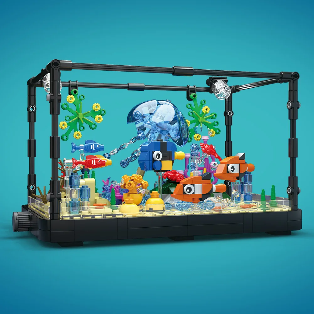 Set Blok Bangunan Akuarium den - Marine Aquarium & Regional Centre ulasan dan harga