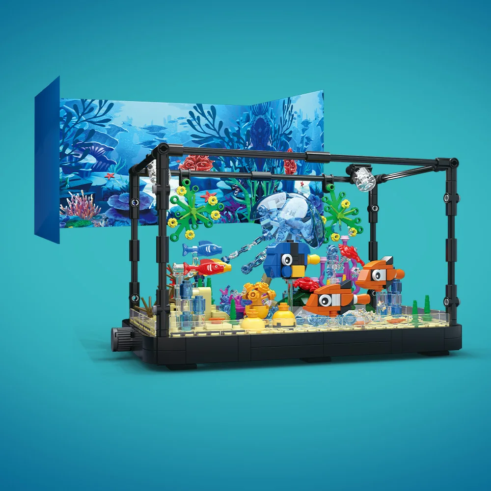 Set Blok Bangunan Akuarium den - Marine Aquarium & Regional Centre ulasan dan harga