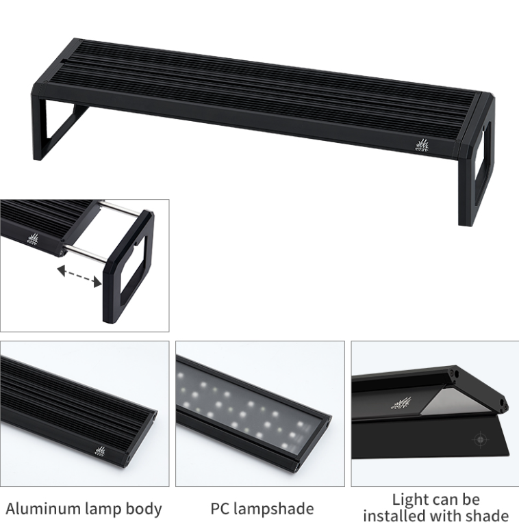 Lampu Akuarium LED UV RGB Seri - Aquarium Marine Lights ulasan dan harga