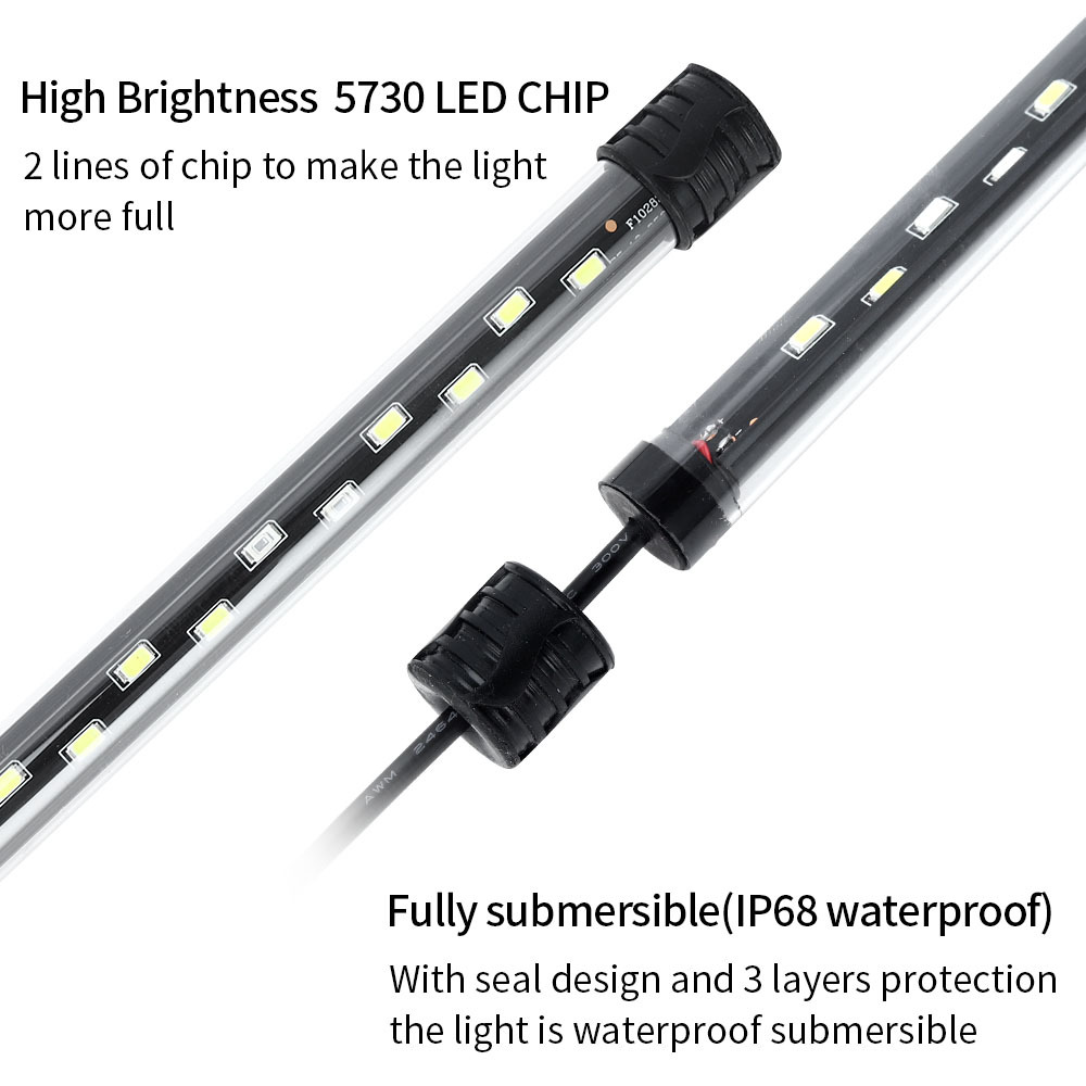Lampu Akuarium LED 90-260V Lam - Aquarium Marine Lights ulasan dan harga